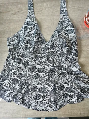 Haut de maillot de bain tankini baiser volé