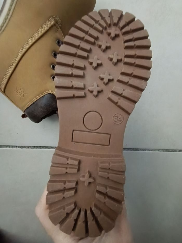 Bottines caramel neuves T34 - photo numéro 6