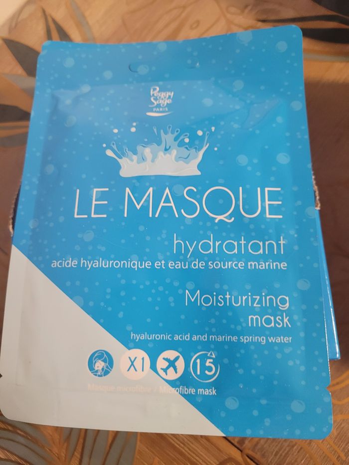 8 masques tissus hydratant Peggy Sage