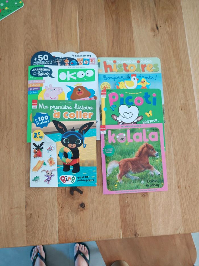 Lot de 5 magazines enfant Neufs