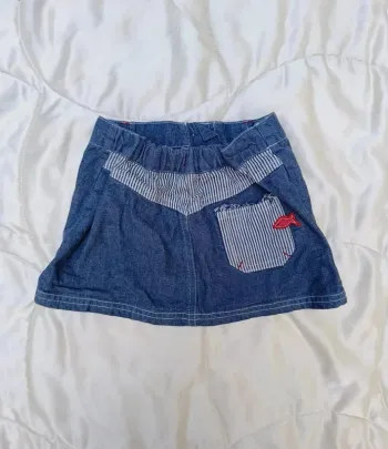 Jupe en jean bleu 3 ans