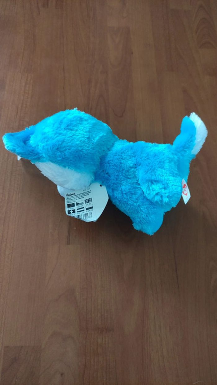 Peluche chien husky Ty neuve - photo numéro 5