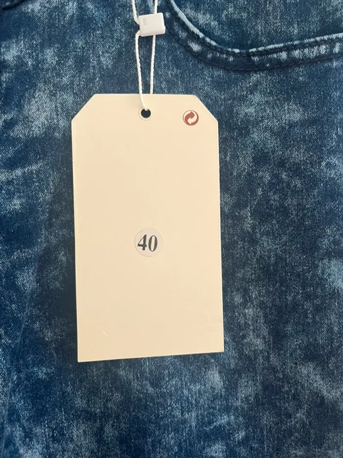 Jean skinny bleu Mystic T38 neuf avec étiquette - photo numéro 4