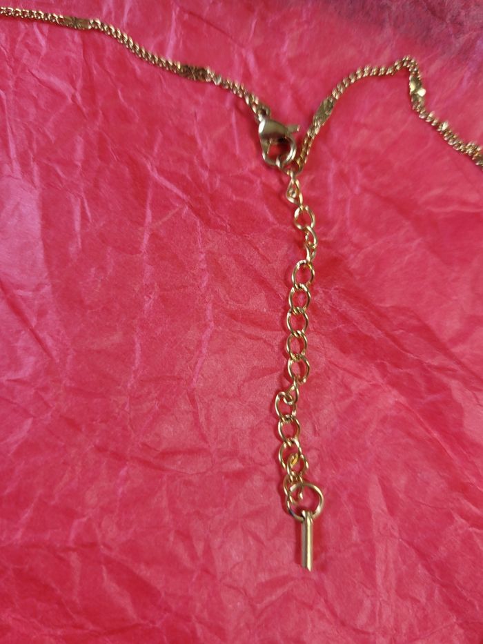 Collier upcyclé avec magnifique bouton - photo numéro 7
