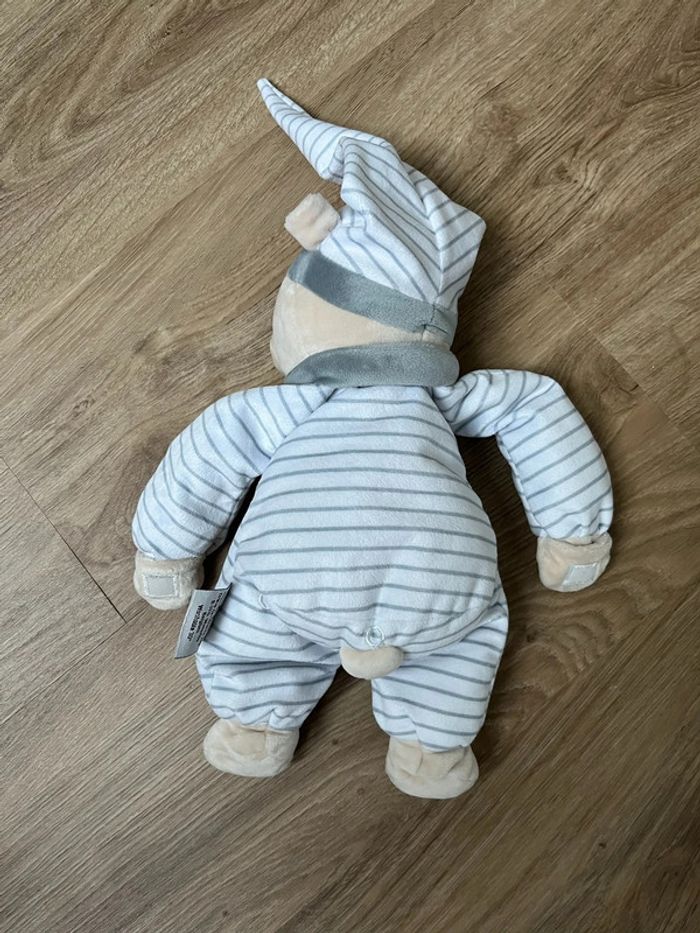 Doudou ours peluche Pabobo très bon état enfant bébé - photo numéro 2