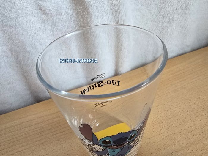 Verre / Glass 100 ans Disney 100 years Stitch - photo numéro 5