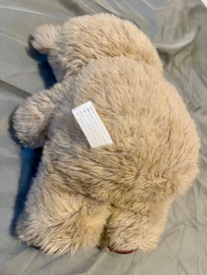 Ours en peluche beige vintage Bestsellers Holland - Bon état - photo numéro 5