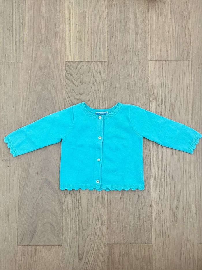 Gilet turquoise Jacadi