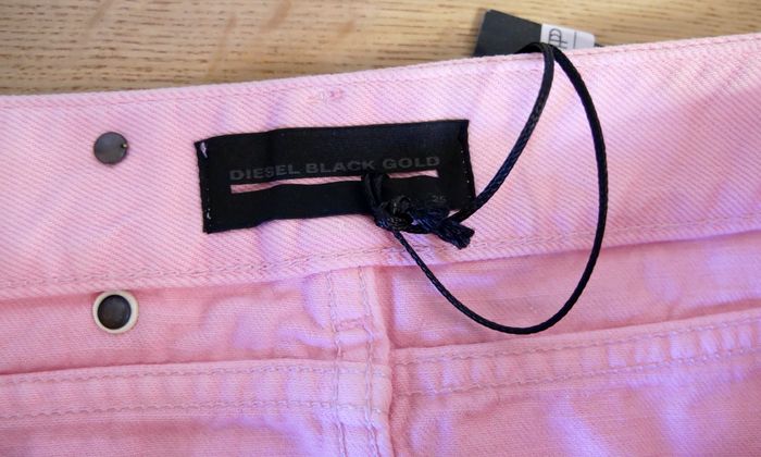 Diesel - LADY AGONNA - Mini Jupe Rose Poudré - Taille XS (W25) - Neuve - photo numéro 8