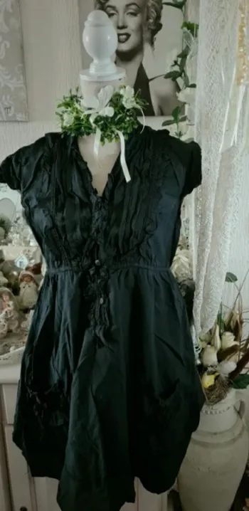 Robe 👗 noire en coton Mim Taille 40/42