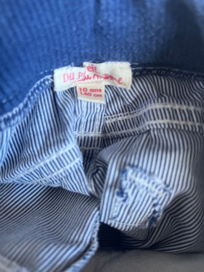 Pantalon rayé avec empiècement dpam 10ans - photo numéro 3