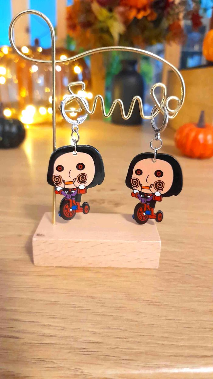 Boucles d'oreilles Jigsaw
