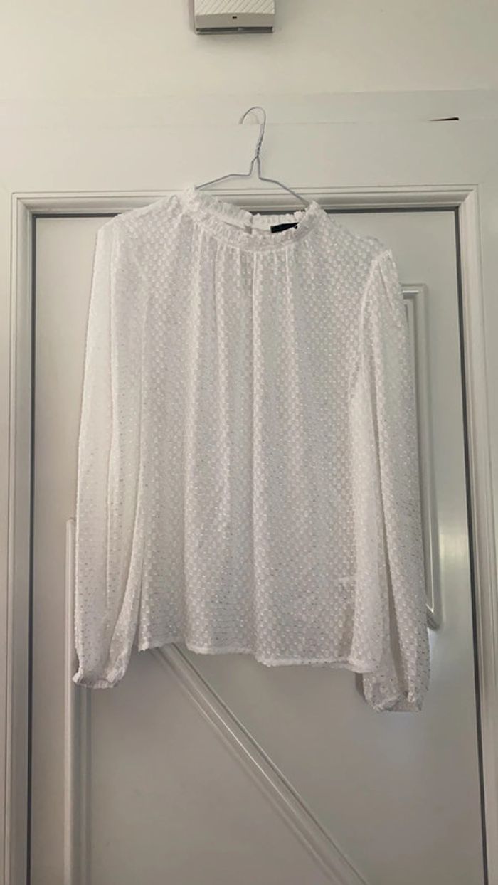 Blouse Etam blanche taille 40