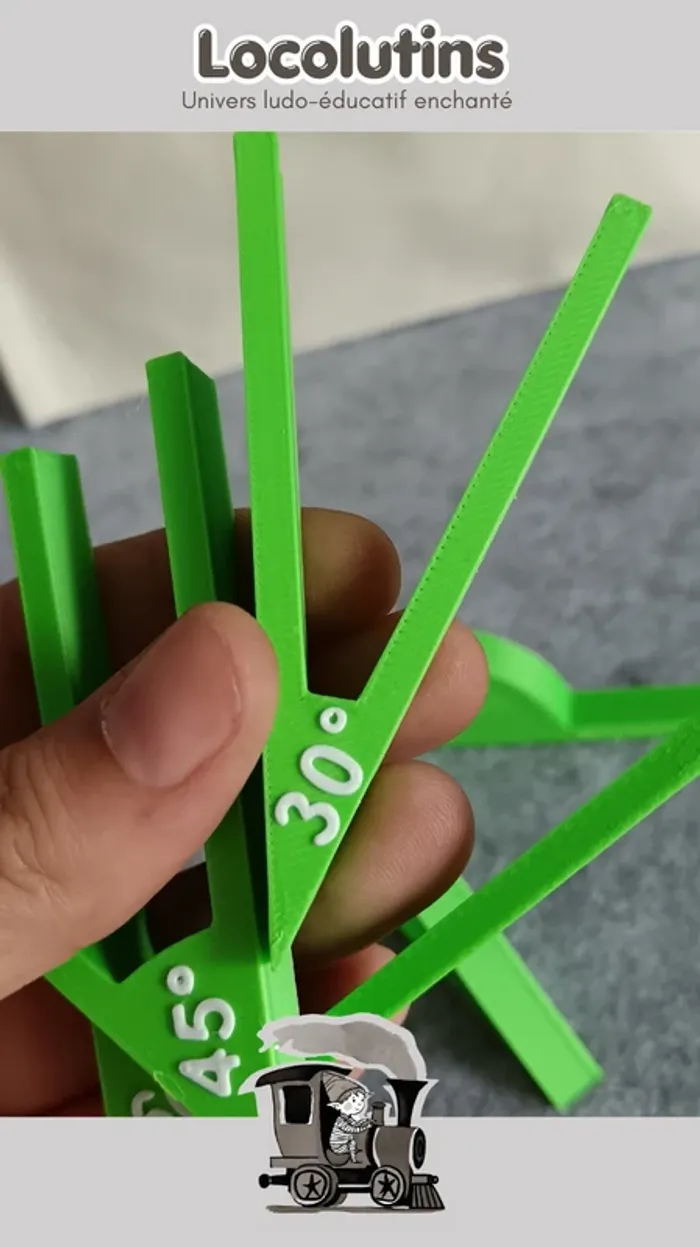 🚂 Outils géométrie ▪ mesure des angles avec trousse - photo numéro 3