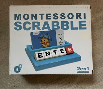 Jeu Scrabble montessori