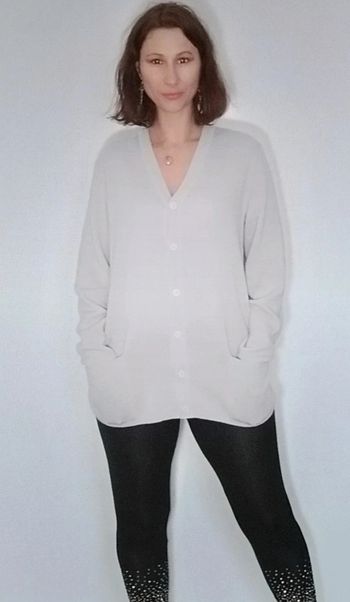 Gilet long vintage taille xl