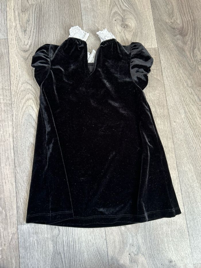Robe noire en velours Kiabi - photo numéro 3