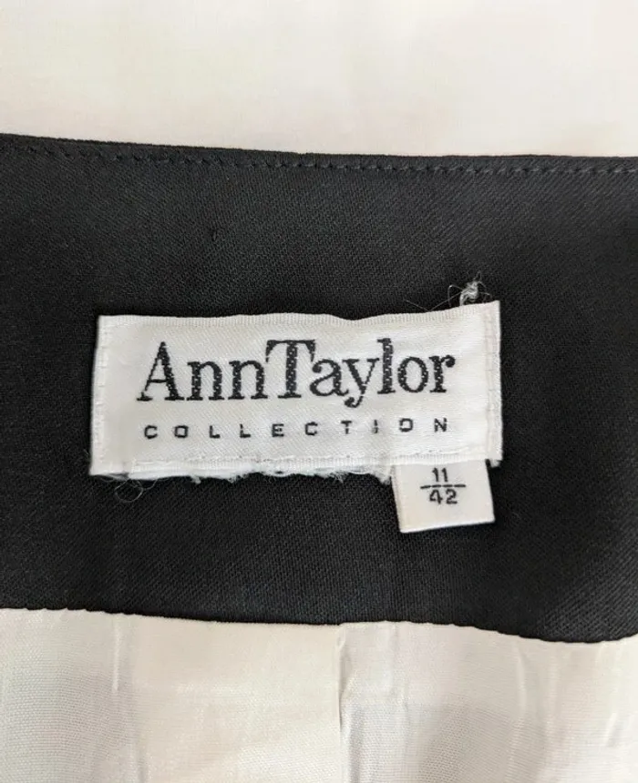 Veste d'été brodée boutons dorés nacrés - Ann Taylor - taille 40/42 - photo numéro 6