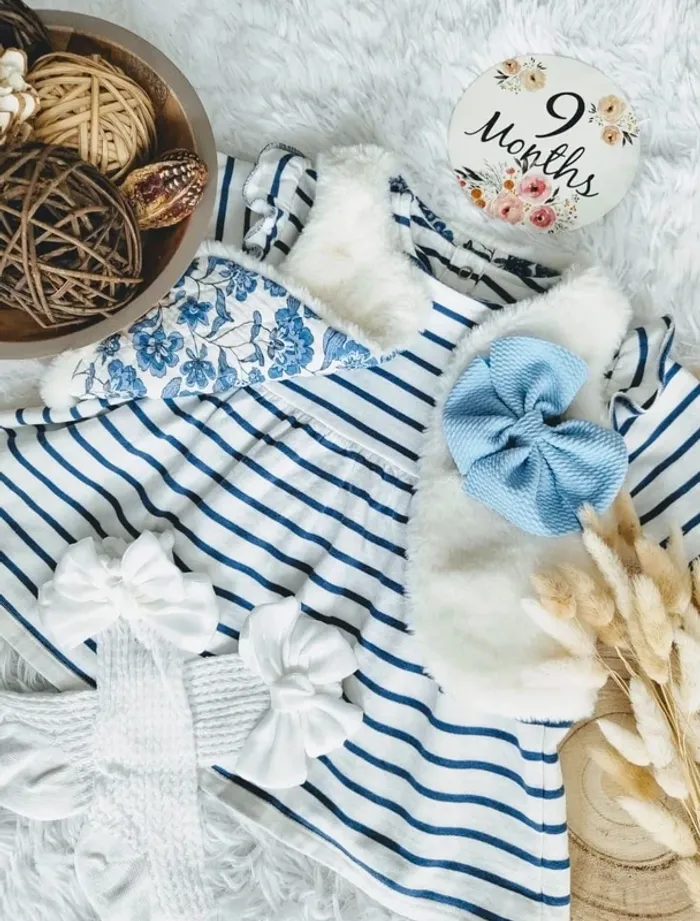 Ensemble complet 4 pièces sergent major fille 9 mois 🎀 - photo numéro 3