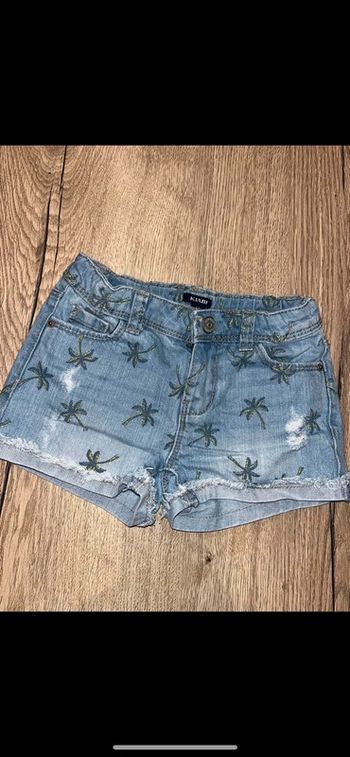 Short en jean kiabi palmier