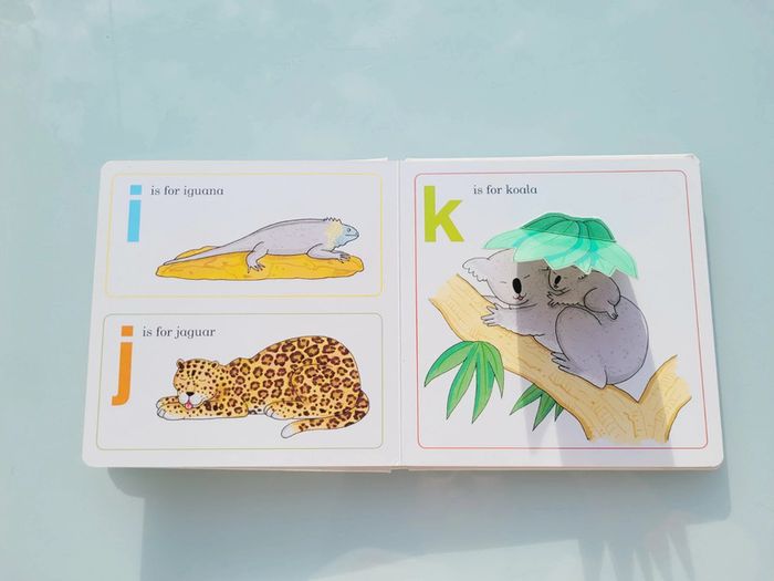 Livre imagier animé de flaps en anglais ; 🦥 ABC Zoo 🐼 - photo numéro 9