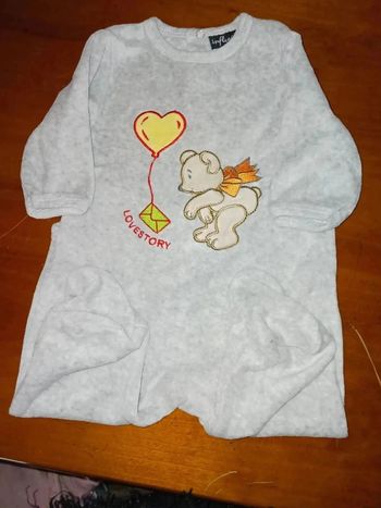 Pyjama velours 3 mois influx