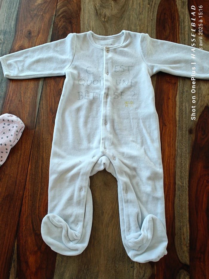 Lot de 2 grenouillères bébé - photo numéro 7