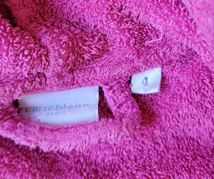 Peignoir Carré Blanc 4 ans - photo numéro 3