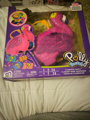 Flamand rose coffret surprise Polly pocket