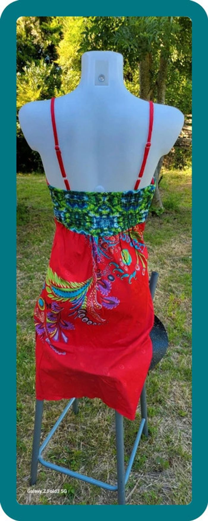 Jolie robe d'été 100% Coton - photo numéro 2