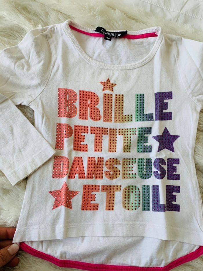 Lot de 3 tshirts manches longues 4 ans - photo numéro 2