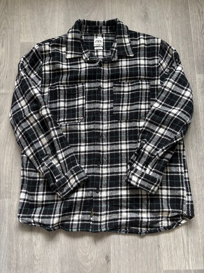 Surchemise à carreaux ZARA - photo numéro 2