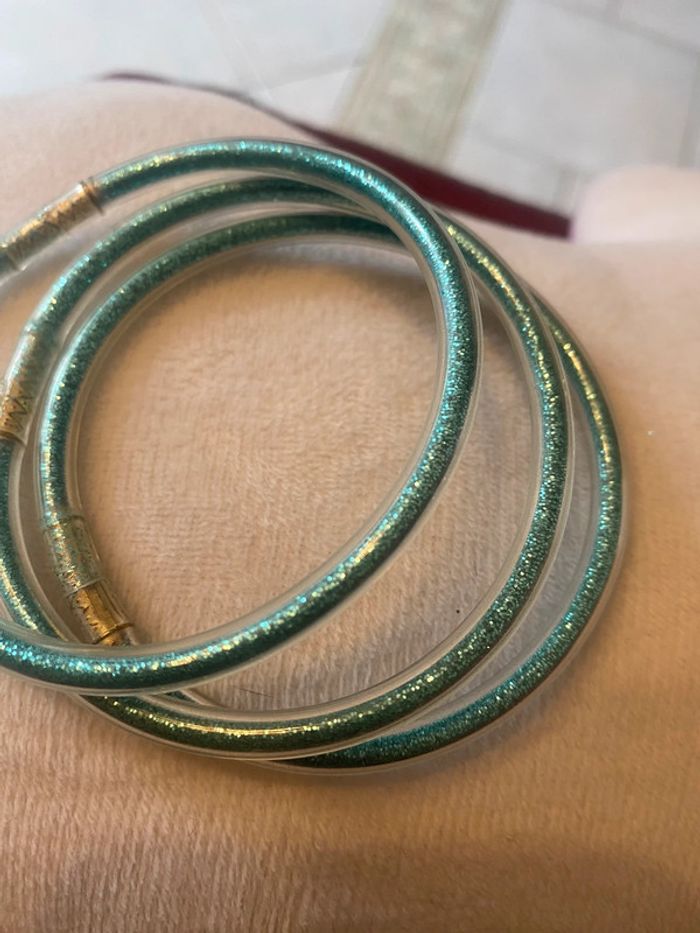 Bracelet plastique pailletés - photo numéro 7