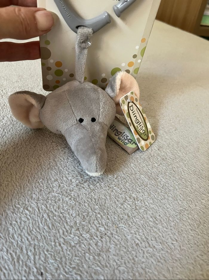Doudou éléphant naissance Neuf - photo numéro 2