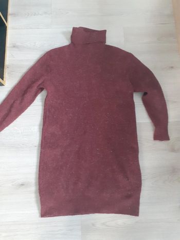Robe pull bordeaux S