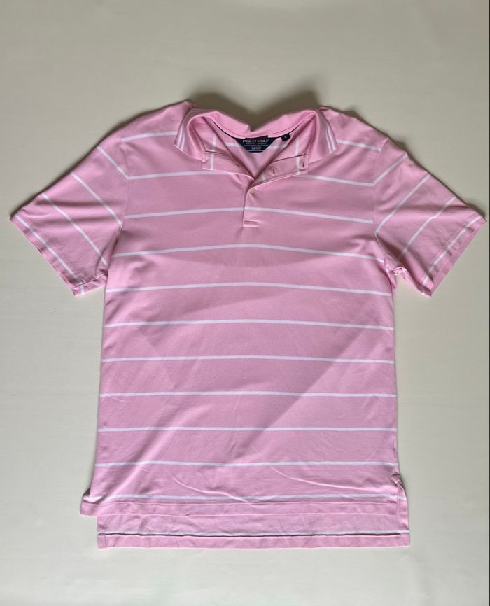 Polo Ralph Lauren rose golf performance homme taille L