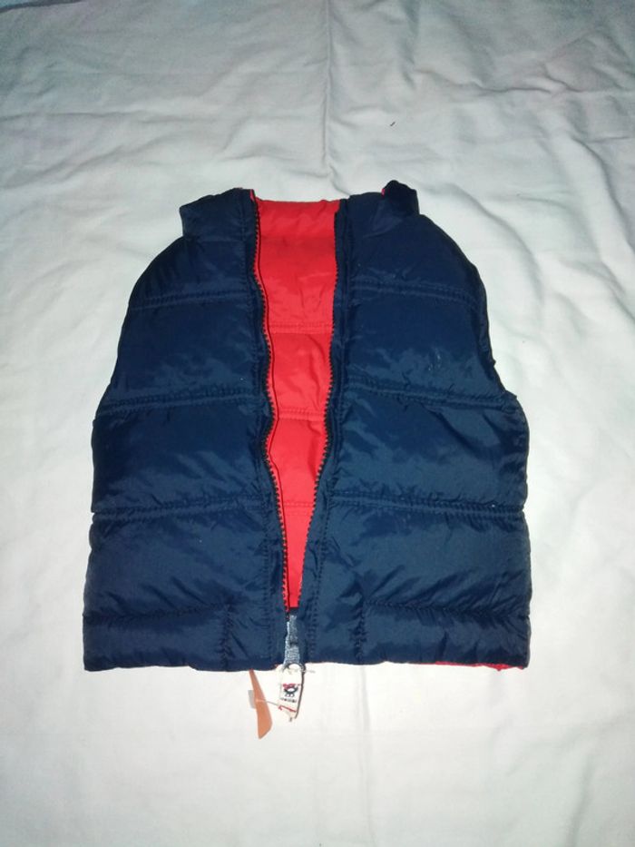 Veste doudoune sans manches 6 mois - photo numéro 2