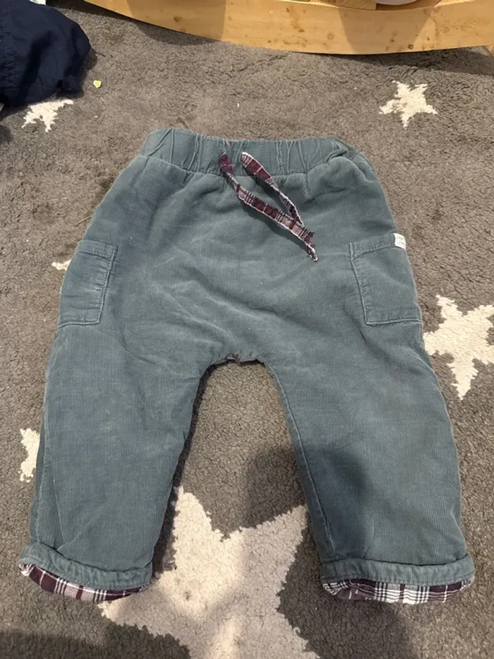 Lot de pantalons garcon 18 mois - photo numéro 5