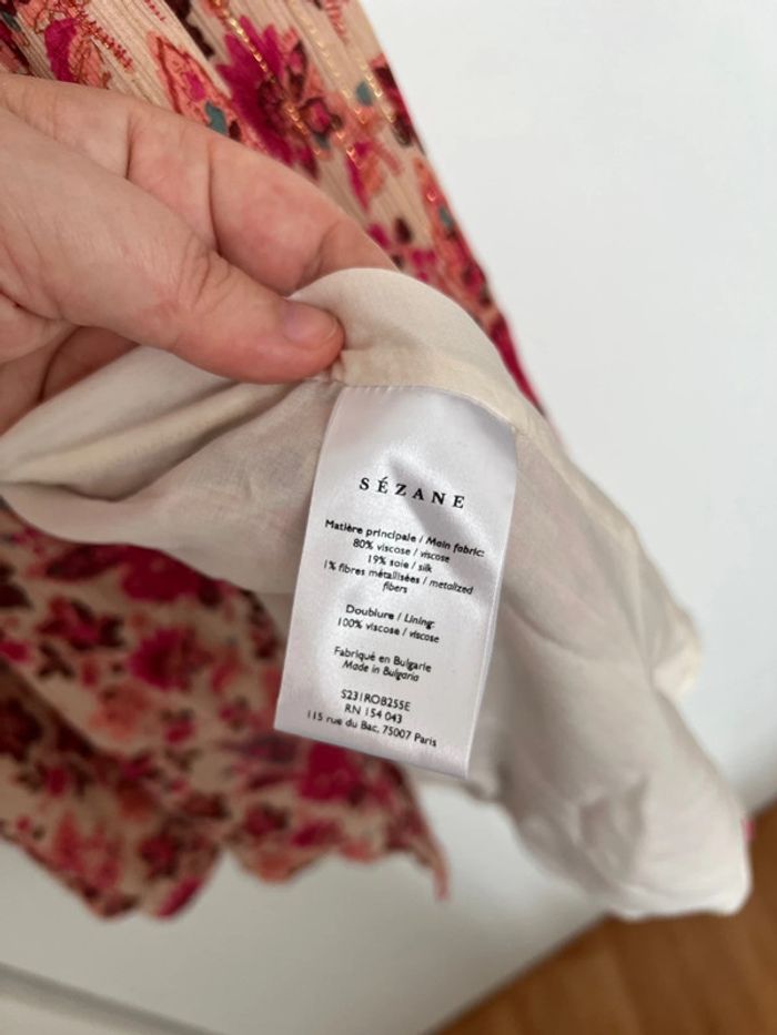 Sezane robe Sarah imprimé Doha taille 44 - photo numéro 5