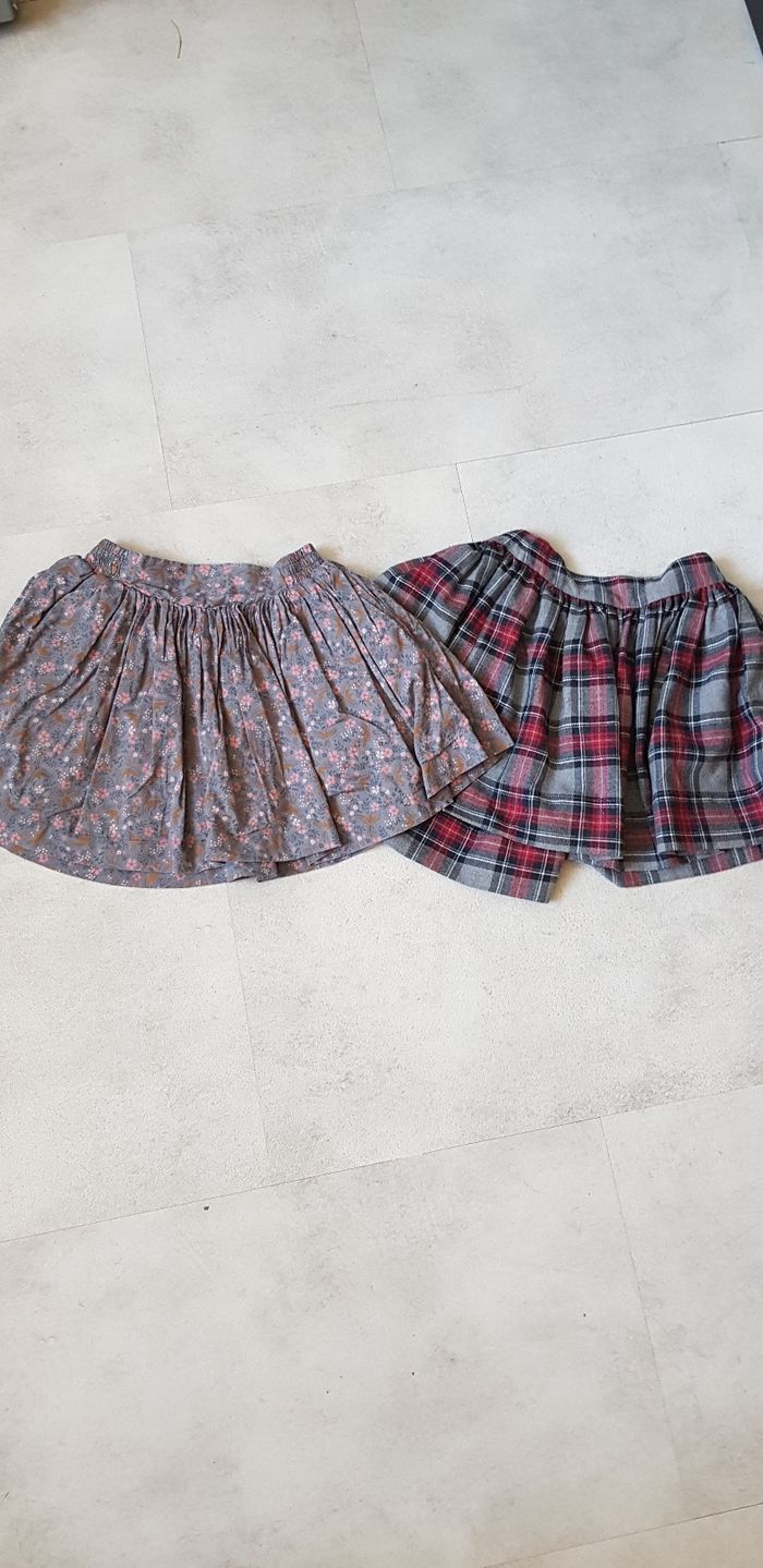Lot 2 jupes monoprix kids 4 ans