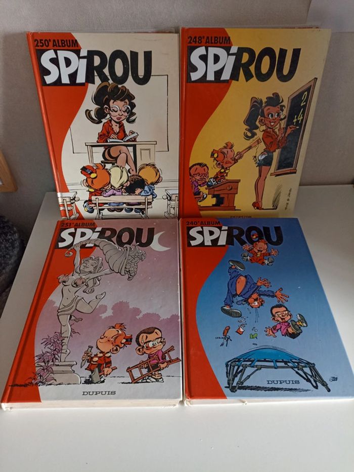 Lot 4 album Spirou