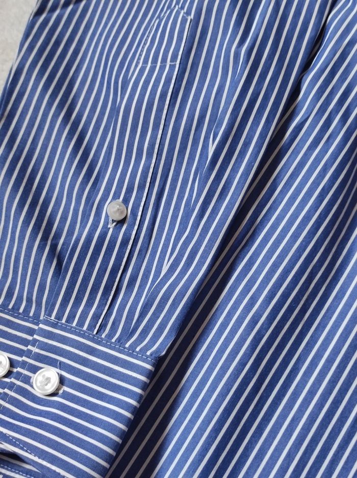 Chemise bleu à rayures - photo numéro 4