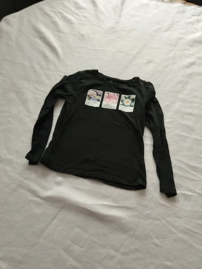 Tee shirt fleurs