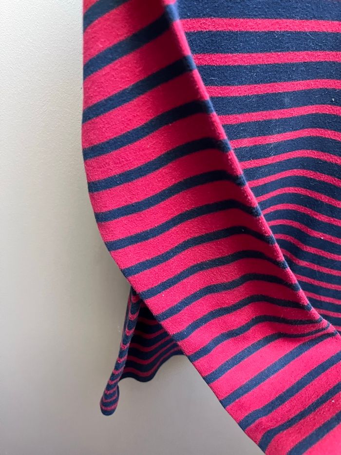 Teeshirt manches longues marinière 8 ans - photo numéro 4