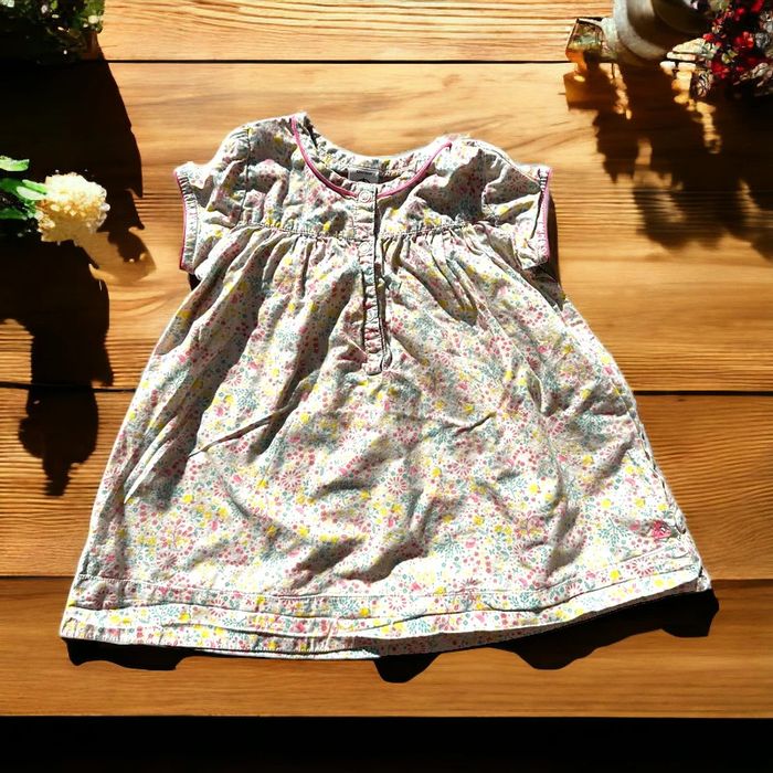 Lot 3 robes d'été Petit Bateau 12 mois TBE (18€) - photo numéro 3