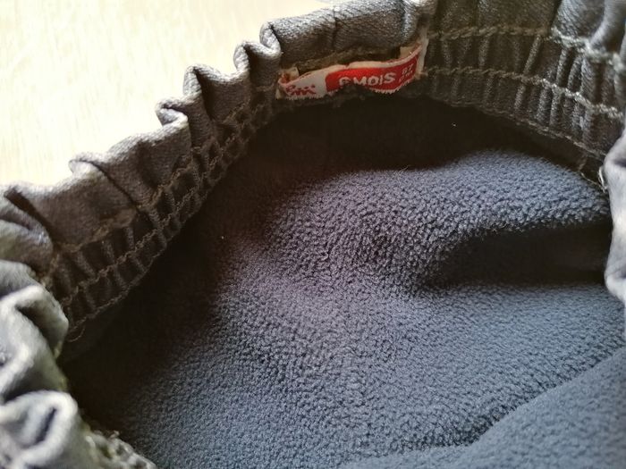 Pantalon doublé polaire dpam 6mois - photo numéro 4