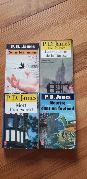 Lot de 4 livres  de P.D.James