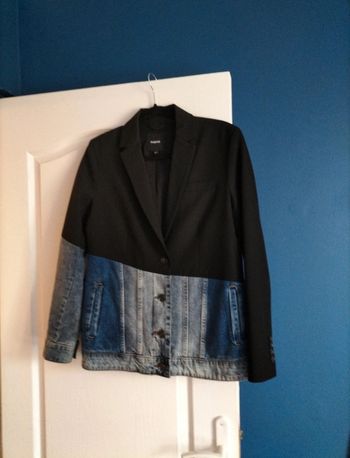 Magnifique blazer bi-matiere Desigual 40