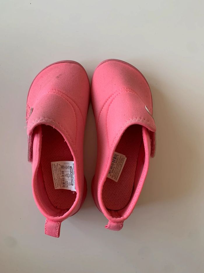 Chaussons rose scratch