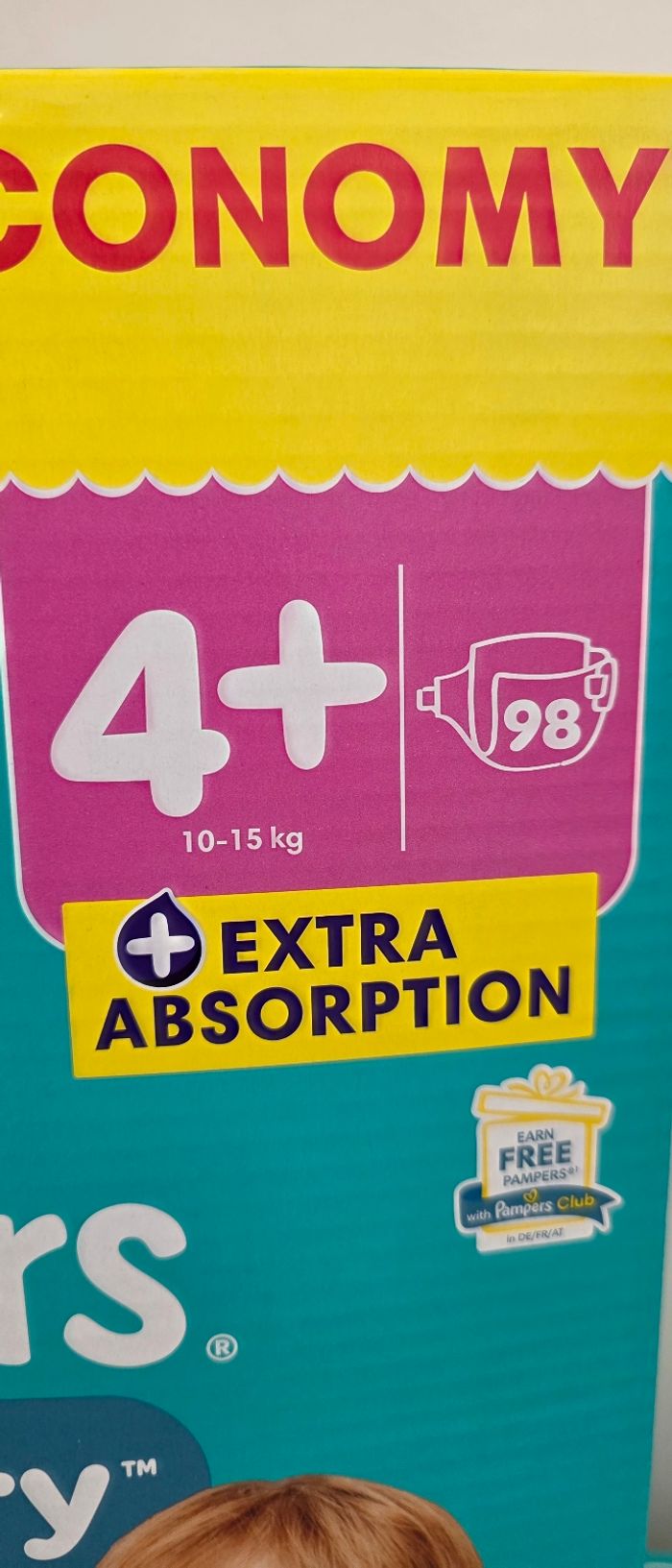 196 couches pampers baby dry taille 4 + - photo numéro 2
